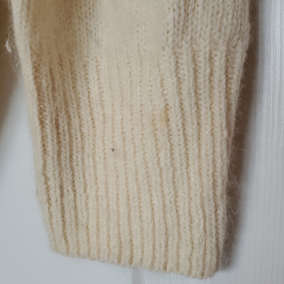 I.B.DIFFUSION VINTAGE cream sweater with sequins - Picture 6 of 6